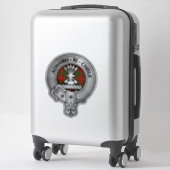 Clan Cameron Wappen & Tartan Sticker (Koffer)