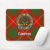Clan Cameron Wappen über Tartan Mousepad (Mit Mouse)