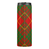 Clan Cameron Wappen über Tartan Thermosbecher (Rückseite)