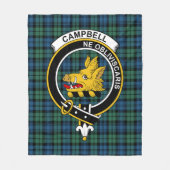 Clan Campbell Ancient Tartan Kariert Fleecedecke (Vorderseite)