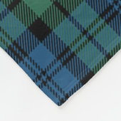 Clan Campbell Ancient Tartan Kariert Fleecedecke (Ecke)