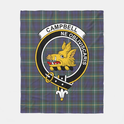 Clan Campbell Argyll Modern Tartan Kariert Fleecedecke (Vorderseite)