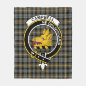 Clan Campbell Argyll Weathered Tartan Kariert Fleecedecke (Vorderseite)