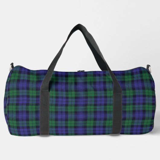 Clan Campbell Black Watch Scottish Tartan Duffle Bag (Vorderseite)