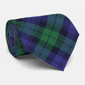 Clan Campbell Black Watch Scottish Tartan Krawatte (Gerollt)