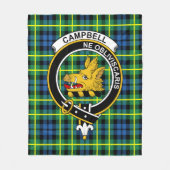 Clan Campbell Breadalbane Antiker Tartan Kariert Fleecedecke (Vorderseite)