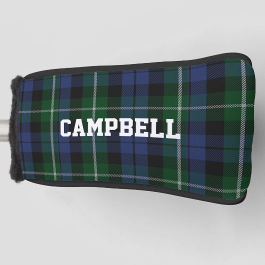 Clan Campbell Custom Putter Cover Golf Headcover (Vorderseite)