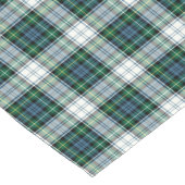 Clan Campbell Dress Tartan Green Kariertes Muster Kurzer Tischläufer (Ecke)