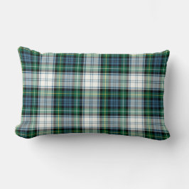 Clan Campbell Dress Tartan Green und White Kariert Lendenkissen