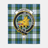 Clan Campbell Dress Tartan Kariert Fleecedecke (Vorderseite)