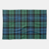 Clan Campbell Kariert Tartan Green Blue Black Karo Geschirrtuch (Horizontal)