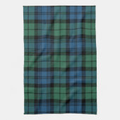 Clan Campbell Kariert Tartan Green Blue Black Karo Geschirrtuch (Vertikal)