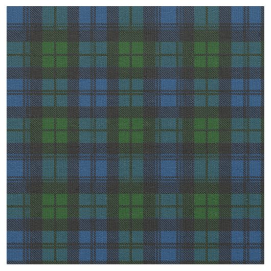 Clan-Campbell-MilitärTartan Stoff (Nahaufnahme)