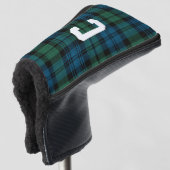 Clan Campbell Mit Monogramm Golf Headcover (3/4 Vorderseite)