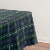 Clan Campbell Navy Blue und Green Scottish Tartan Tischdecke (Beispiel)