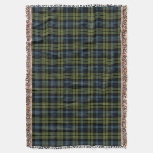 Clan Campbell Tartan Decke (Vorderseite Vertikal)