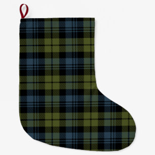 Clan Campbell Tartan Kariert Großer Weihnachtsstrumpf