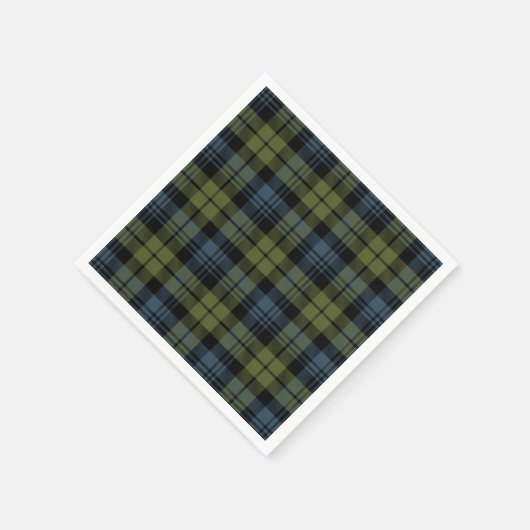 Clan Campbell Tartan Serviette (Ecke)