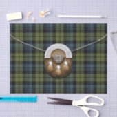 Clan-Campbell Tartan und Sporran Seidenpapier (Handwerk)