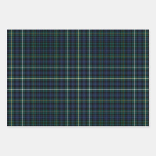 Clan Campbell Tartan Variationen Geschenkpapier Set (Vorderseite)
