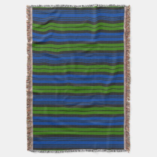 Clan Campbell Tartan Weft Throw Blanket Decke (Vorderseite Vertikal)