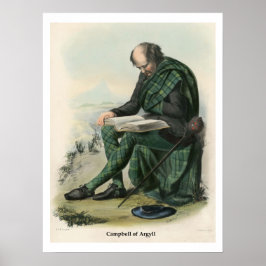 Clan Campbell von Argyll Poster