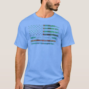 Clan Campbell von Cawdor Scottish tartan US flagge T-Shirt