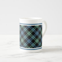 Clan Campbell von Loch Awe Tartan Blue Kariert