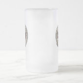 Clan Campbell Wappen & Armaddie Tartan Mattglas Bierglas (Mittel)