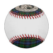 Clan Campbell Wappen & Breadalbane Tartan Baseball (Rückseite)