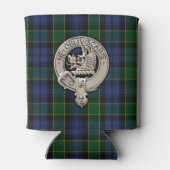 Clan Campbell Wappen & Breadalbane Tartan Dosenkühler (Rückseite)
