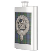 Clan Campbell Wappen & Breadalbane Tartan Flachmann (Links)