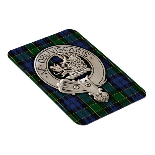 Clan Campbell Wappen & Breadalbane Tartan Magnet (Rechte Seite)