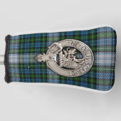 Clan Campbell Wappen & Dress Tartan Golf Headcover (Vorderseite)