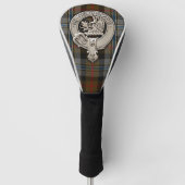 Clan Campbell Wappen & Jagd Tartan Golf Headcover (Vorderseite)