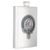 Clan Campbell Wappen & Tartan Flachmann (Rechts)