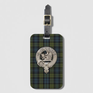 Clan Campbell Wappen & Tartan Gepäckanhänger