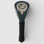 Clan Campbell Wappen & Tartan Golf Headcover (Vorderseite)