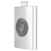Clan Campbell Wappen & Tartan Knot Flask Flachmann (Links)