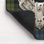 Clan Campbell Wappen & Tartan Mousepad (Ecke)