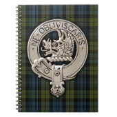 Clan Campbell Wappen & Tartan Notizblock (Vorderseite)