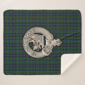 Clan Campbell Wappen & Tartan Sherpadecke (Vorderseite (Horizontal))