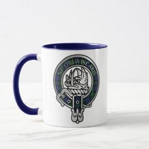 Clan Campbell Wappen & Tartan Tasse