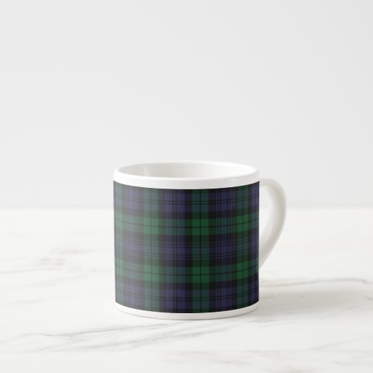 Clan-Campbelltartan-Espresso-Schale Espressotasse (Vorderseite Rechts)
