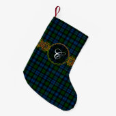 Clan-CampbellTartan Kleiner Weihnachtsstrumpf (Vorderansicht (hängend))