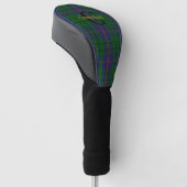 Clan Carmichael Kariert Mit Monogramm Golf Headcover (angewinkelt)