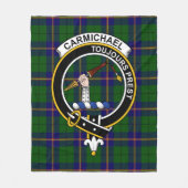 Clan Carmichael Modern Tartan Kariert Fleecedecke (Vorderseite)