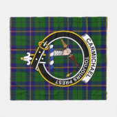 Clan Carmichael Modern Tartan Kariert Fleecedecke (Vorderseite (Horizontal))