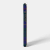 Clan Carmichael Plaid Monogrammiert iPhone Hülle (Linke Seite)