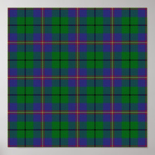 Clan Carmichael Tartan - Digitaler Download Poster